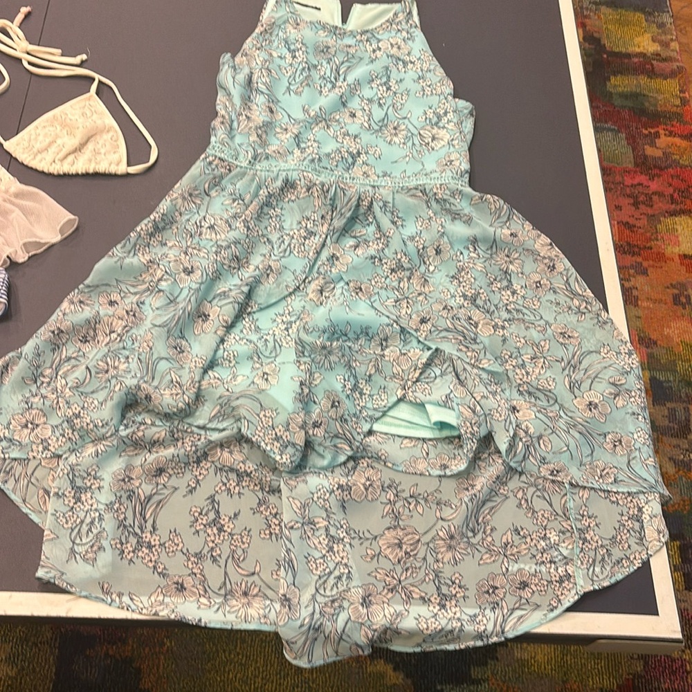 Floral Blue Jumpsuit